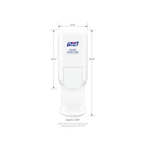 DISPENSER CS2  PURELL HAND SAN WHITE 6CS